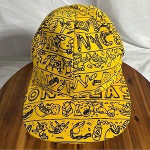 Yellow Graphic Cap